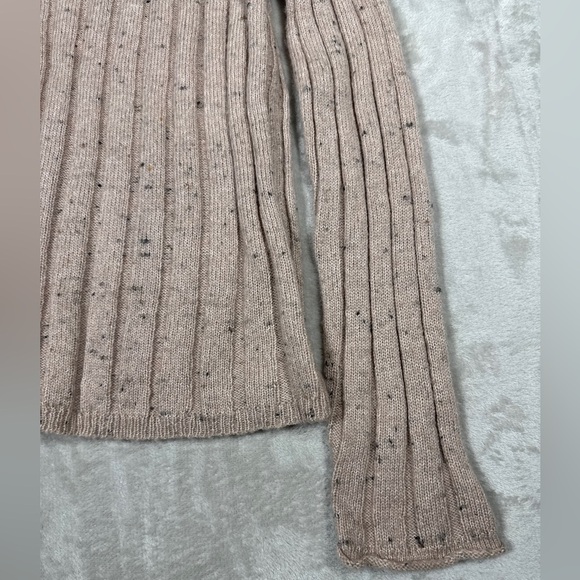 NWT Madewell Donegal Blush Evercrest Turtleneck Wool Blend Sweater Size Small - Picture 6 of 16